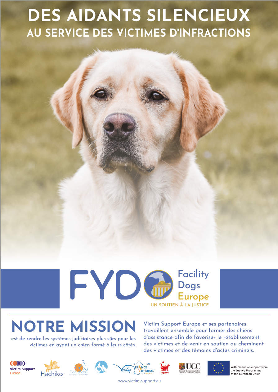 France Victimes au rendez-vous pour la conférence finale sur les Facility Dogs (FYDO)